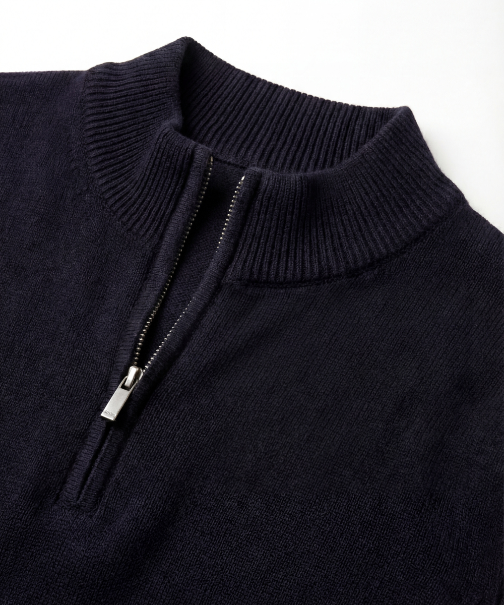 Gstaad Premium Cashmere Touch Quarter-Zip Jumper