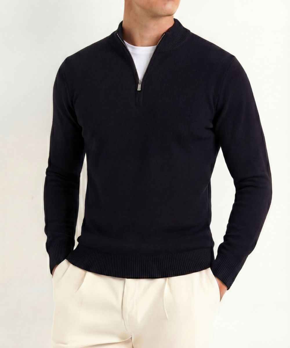 Gstaad Premium Cashmere Touch Quarter-Zip Jumper